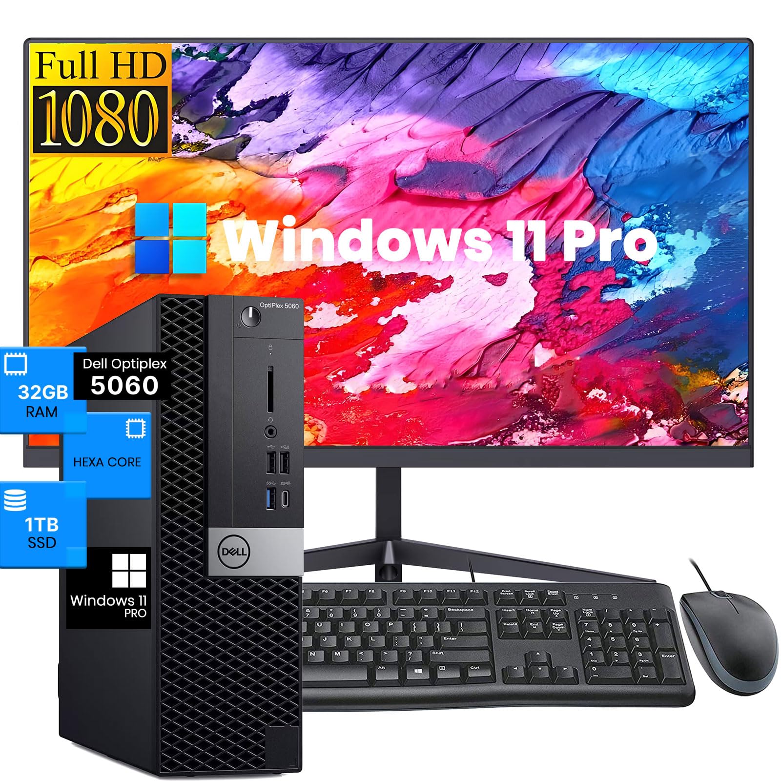 Amazon.com: Dell OptiPlex 5060 SFF Desktop Computer with